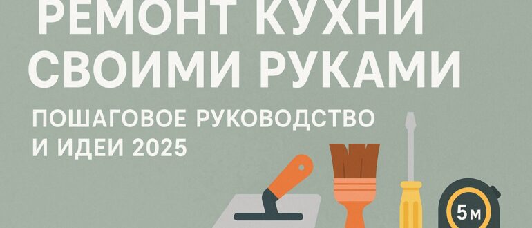 Ремонт кухни своими руками