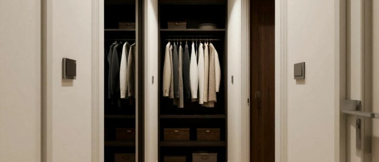 Узкий шкаф в прихожую глубина 30–35 см